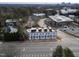 Aerial view of modern townhomes in a vibrant community setting at 1310 Chamblee Hill Ct, Raleigh, NC 27608