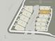 Oberlin Heights site plan showing unit locations, including one marked 'SOLD' at 1310 Chamblee Hill Ct, Raleigh, NC 27608