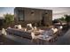 Relaxing rooftop patio with comfortable seating and outdoor grill at 1310 Chamblee Hill Ct, Raleigh, NC 27608