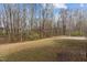 View of the backyard wooded area at 1800 Bodwin Ln, Apex, NC 27502