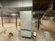 Basement showcasing a water heater at 214 Grace St, Oxford, NC 27565