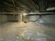A clean basement featuring what looks to be moisture protection at 214 Grace St, Oxford, NC 27565