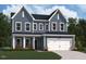 Charming two-story home boasts a two-car garage and professionally landscaped front yard at 229 S Harvest Ridge Way # Homesite 208, Clayton, NC 27520