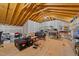 Spacious unfinished attic with exposed rafters offering potential for customization and storage at 2710 Cambridge Rd, Raleigh, NC 27608