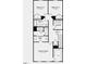 Second floor floorplan with owner's suite, bedrooms, and laundry room at 272 Hank Way, Angier, NC 27501