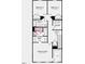 Second-floor plan featuring an owner's suite, two additional bedrooms, and a conveniently located laundry area at 280 Hank Way, Angier, NC 27501