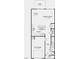 Open-concept first-floor plan integrates kitchen, dining, gathering room and patio at 280 Hank Way, Angier, NC 27501