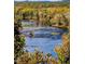 Picturesque river view framed by lush foliage, showcasing the natural beauty of the surrounding landscape at 280 Hank Way, Angier, NC 27501