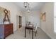 Bright office offers shutters, hanging chandeliers, and built in storage at 2820 Glenwood Gardens Ln # 101, Raleigh, NC 27608