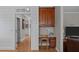 Hallway with built in desk space and view to other parts of the house at 3708 Wesley Ridge Dr, Apex, NC 27539