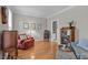 Sitting room view into the hallway at 3708 Wesley Ridge Dr, Apex, NC 27539