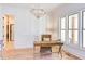 Bright office features natural light and a charming desk at 3901 Laurel Creek Ln, Wake Forest, NC 27587