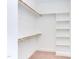Walk-in closet with shelving and hanging space at 3901 Laurel Creek Ln, Wake Forest, NC 27587