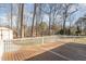 Exterior view of a spacious wooden deck, perfect for outdoor entertaining at 4508 Regis Ave, Durham, NC 27705
