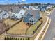 A picturesque backyard with a fenced yard, featuring a patio and lush green grass for outdoor enjoyment at 112 Sire Ct, Holly Springs, NC 27540