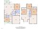 Detailed floor plan showcasing layout of the house with dimensions for each room and total square footage at 112 Sire Ct, Holly Springs, NC 27540