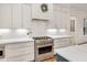 Well-equipped kitchen featuring stainless steel appliances and ample counter space at 1124 Westridge Rd, Rougemont, NC 27572