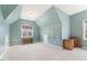 Spacious bedroom with vaulted ceilings and natural light from large window at 1425 Princess Anne Rd, Cary, NC 27607