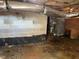 Crawl space showing the concrete block foundation and ductwork at 148 Baptist Church Rd, Henderson, NC 27537