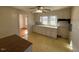 Kitchen with white cabinets and a neutral color scheme at 148 Baptist Church Rd, Henderson, NC 27537