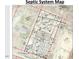 Image showing a map of the septic system with property lines and locations of well, septic tank, pump, and driveway at 149 Amber Rd, Timberlake, NC 27583