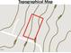 Topographical map outlining property lines and elevations at 149 Amber Rd, Timberlake, NC 27583
