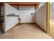 Inside the barn, a wash area with essential supplies for equestrian care at 195 Falcon Ln, Rougemont, NC 27572