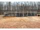Outdoor view of the roping pen arena with tall fencing and dirt ground at 195 Falcon Ln, Rougemont, NC 27572