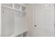 Mudroom featuring custom built-ins and storage at 269 Umstead St, Sanford, NC 27330