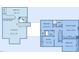Second floor floor plan displays bedroom, bathroom, living room, closets, guest room, and owner's suite at 3101 Rutledge Ct, Raleigh, NC 27613
