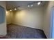 Carpeted bedroom with track lighting at 316 Arbor Greene Dr, Garner, NC 27529