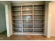 Attractive built-in shelving adds architectural interest and display options to this home at 3405 Makers Circle, Raleigh, NC 27612