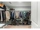 Spacious walk-in closet is well-organized with shelving and hanging space at 3548 Willow Green Dr, Apex, NC 27502