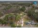 Aerial view of property with 1.1 acres and proximity to downtown Franklinton at 412 N Cheatham St, Franklinton, NC 27525