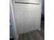 Bedroom closet features doors with knob hardware and light gray walls at 5054 Avenida Del Sol Dr, Raleigh, NC 27616