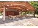 Covered community picnic area featuring multiple tables and seating at 5054 Avenida Del Sol Dr, Raleigh, NC 27616