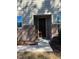 This beautiful front door is framed with brick columns and features sidelight windows at 525 Rockcastle Dr, Cary, NC 27519