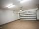 Spacious two-car garage with epoxy floor and automatic door, ready for your vehicles and storage at 525 Rockcastle Dr, Cary, NC 27519