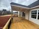 Expansive wooden deck perfect for outdoor entertaining, overlooking a spacious backyard at 5344 Salem Woods Dr # 20, Graham, NC 27253