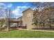 Exterior of the home with view of backyard patio and pergola for outdoor enjoyment at 601 Ballad Creek Ct, Cary, NC 27519