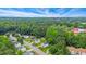 Scenic aerial view of homes in a quiet neighborhood with tree-lined streets and well-maintained landscaping at 6923 Fox Haven Pl, Raleigh, NC 27616