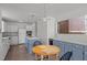 Spacious kitchen with an island cooktop and breakfast table at 75 Traceway N, Sanford, NC 27332
