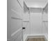 This walk-in closet has shelving for clothing, accessories, and plenty of open storage space at 1105 Massey St, Smithfield, NC 27577
