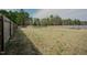 Spacious fenced backyard, ideal for privacy and recreation, surrounded by lush greenery and mature trees at 129 Edgefield Dr, Sanford, NC 27332