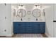 Elegant bathroom featuring double sink vanity with modern fixtures at 170 Blande Dr, Kenly, NC 27542