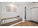 Inviting bathroom with soaking tub and neutral tile work at 170 Blande Dr, Kenly, NC 27542