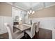 Charming dining room with stylish chairs and an open view to the entryway at 1726 River Club Way, Franklinton, NC 27525