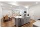 Open-concept kitchen, dining, and living area perfect for entertaining guests and everyday living at 193 Millennium Dr, Pittsboro, NC 27312
