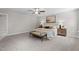 Spacious bedroom features soft carpet, a neutral color palette and comfortable furniture at 20 Diamond Creek Dr, Zebulon, NC 27597