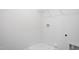The white laundry room is equipped with connections for both washing machine and dryer at 2160 Monk Dr, Haw River, NC 27258